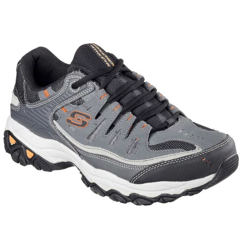 Promo 𧨠Skechers After Burn Memory Fit Men's Training π Shoes Charcoal/Orange π 1 Promo 𧨠Skechers After Burn Memory Fit Men's Training π Shoes Charcoal/Orange π