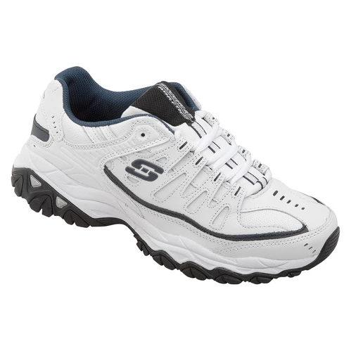 Cheapest π₯° Skechers Afterburn M. Fit Men's Wide Training π Shoes White/Navy π 1 Cheapest π₯° Skechers Afterburn M. Fit Men's Wide Training π Shoes White/Navy π
