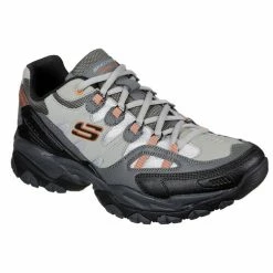 Discount ❤️ Skechers 2.0 Domitia Men's Training 👞 Shoes Gray Combo 👍