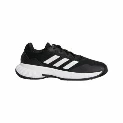 Best Pirce 🔥 Adidas GameCourt 2 Men's Court 👞 Shoes Black/White 🔔