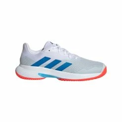Best Sale 𧨠Adidas CourtJam Control Men's Court π Shoes White/Blue π