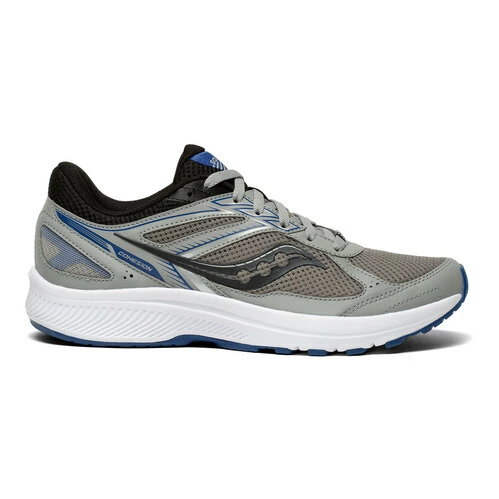 Flash Sale ⭐ Saucony Men's Grid Cohesion 14 Running ???? Shoes Gray/Blue ???? 1 Flash Sale ⭐ Saucony Men's Grid Cohesion 14 Running ???? Shoes Gray/Blue ????