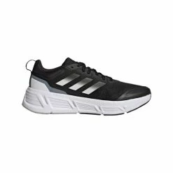 Deals 🔔 Adidas Questar Men's Running 👞 Shoes Black/White/Grey ✨