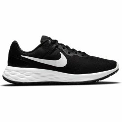 Promo ❤️ Nike Revolution 6 Men's Running 👞 Shoes Black/White 🎉