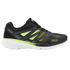 Wholesale 😉 FILA Memory Superstride Men's Running 👞 Shoes Black/Yellow 🤩