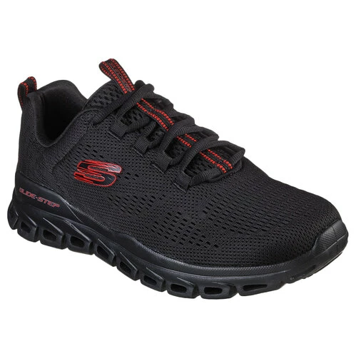 Top 10 ???? Skechers Glide-Step - Fasten UP Men's Wide Running ???? Shoes Black/Red ✔️ 2 Top 10 ???? Skechers Glide-Step - Fasten UP Men's Wide Running ???? Shoes Black/Red ✔️ - Image 2