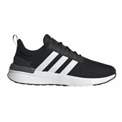 Best Sale 👍 Adidas Racer TR21 Men's Wide Lifestyle 👞 Shoes Black/White ❤️