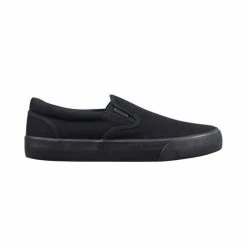 Cheapest ❤️ Lugz Crown Slip-On Men's Skate 👞 Shoes Black/Black ✔️