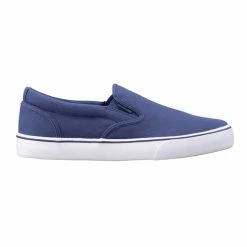 Cheap ⌛ Lugz Crown Slip-On Men's Skate ???? Shoes Navy/White ????