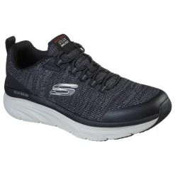 Best deal 😀 Skechers D'Lux Walker Men's Walking 👞 Shoes Black/White 🧨