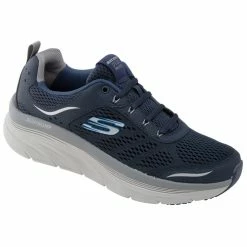 Best deal 🎉 Skechers D'Lux Walker Men's Walking 👞 Shoes Navy/Gray ⭐