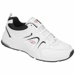 Best deal ✔️ Dr. Scholl's Prodigy Men's Wide Walking 👞 Shoes White/Black 🎁
