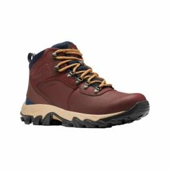 Promo 🔔 Columbia Newton Ridge Plus II Men's Waterproof Hiking 🥾 Boots Brown/Navy 😍