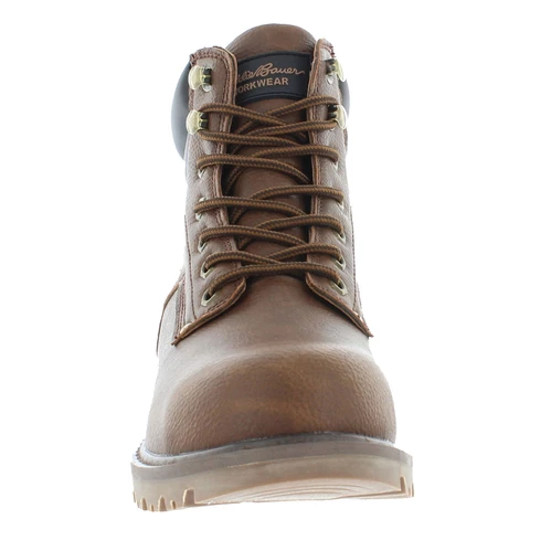 Flash Sale ???? Eddie Bauer Medford Steel Toe Men's Work ???? Boots Brown Combo ???? 2 Flash Sale ???? Eddie Bauer Medford Steel Toe Men's Work ???? Boots Brown Combo ???? - Image 2