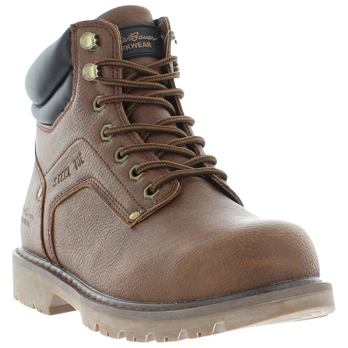 Flash Sale ???? Eddie Bauer Medford Steel Toe Men's Work ???? Boots Brown Combo ???? 3 Flash Sale ???? Eddie Bauer Medford Steel Toe Men's Work ???? Boots Brown Combo ???? - Image 3