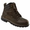 Brand new ???? Wolverine Roughneck 6" Steel Toe Men's Waterproof Work ???? Boots Dark Brown ✔️