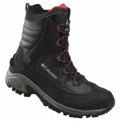 Cheap 🛒 Columbia Bugaboot III Men's Cold-Weather Snow 🥾 Boots Black/Red ✔️