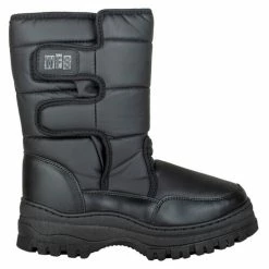 Wholesale 🎁 WFS Men's Snow 🥾 Boots Black 🧨