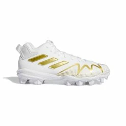 Best Sale 🎁 Adidas Freak Spark MD Team Men's Football Cleats White Gold 💯