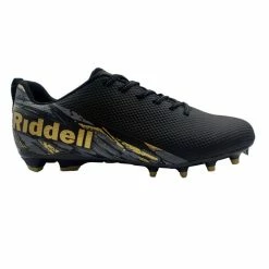 New ❤️ Riddell Flash Low TPU Men's Football Cleats Black Combo ⭐