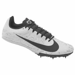 Budget 😍 Nike Zoom Rival S 9 Men's Track 👞 Shoes White/Black 🔥