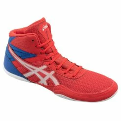 Best Sale 🎁 ASICS Matflex 6 Men's Wrestling 👞 Shoes Red/White 🔥