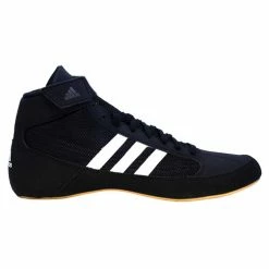 Flash Sale 😀 Adidas HVC 2 K Youth Wrestling 👟 Shoes Black Combo ⭐