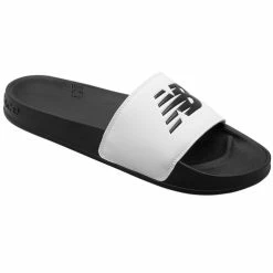 Hot Sale 😍 New Balance SMF200 Men's Slide 🩴 Sandals White/Black 😉