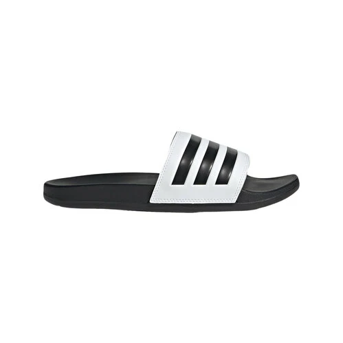 Budget ???? Adidas Adilette Comfort Unisex Slides White/Black ???? 1 Budget ???? Adidas Adilette Comfort Unisex Slides White/Black ????