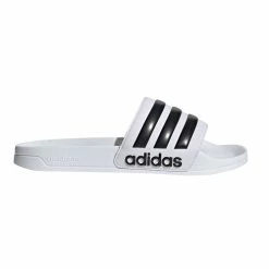 Wholesale 😍 Adidas Adilette Shower Unisex Slides White/Black 🎉