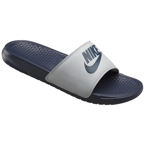 Buy ???? Nike Benassi Just Do It Men's Slide ???? Sandals Gray/Navy ???? 1 Buy ???? Nike Benassi Just Do It Men's Slide ???? Sandals Gray/Navy ????