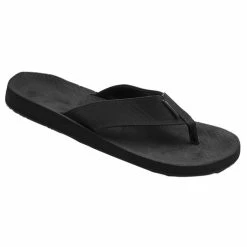 Wholesale 😉 Maui & Sons Shore II Men's 🩴 Sandals Black 🛒