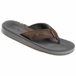Coupon 😀 Maui & Sons Drifter Men's Flip-Flops Charcoal Combo ❤️