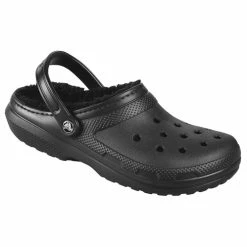 Best Pirce 🎁 Crocs Classic Fuzz-Lined Clogs Black ✨