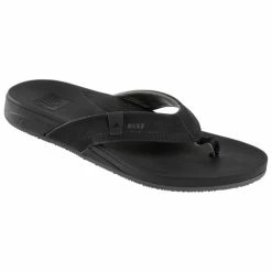 Discount 🎁 Reef Cushion Spring Men's Flip-Flops Black/Gray 🎁